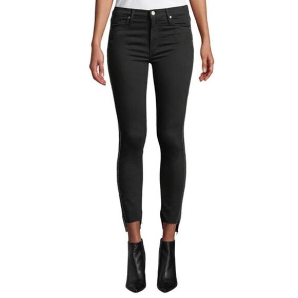 Black Orchid Off Step High Rise Emo Indie Miranda Skinny Jeans Jet Black Size 28 - Picture 3 of 10